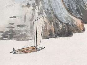 残日下、渔人鸣榔归去。全诗词意思及赏析