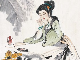 画屏天畔,梦回依约,十洲云水。全诗词意思及赏析