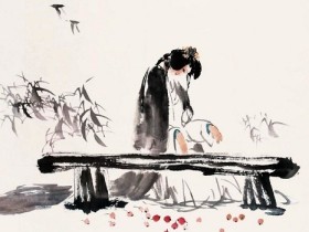 谁把钿筝移玉柱,穿帘海燕双飞去。全诗词意思及赏析