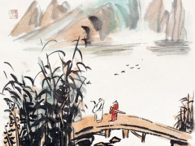 一千顷,都镜净,倒碧峰。全诗词意思及赏析