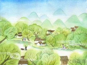 《田园乐七首·其四》王维唐诗注释翻译赏析